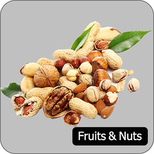 Fruits and nuts